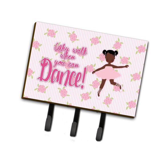 Ballet African American Pigtails Leash or Key Holder