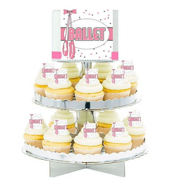 Ballet / Ballerina Edible Photo Toppers & Edible Cupcake Decoration Kit