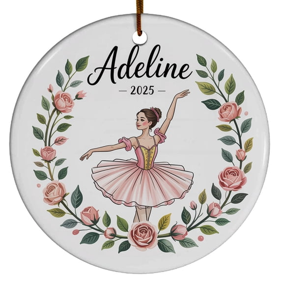 Ballet Christmas Ornaments, Ballet Dance Christmas Ornament Gift for Women Teachers Lover 2025, Dancing Ballet Lovers Christmas Ornament