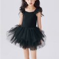 thumbnail image 1 of Ballet Costumes Dresses for Toddlers Kids Sleeveless One-Piece Jumpsuits Size 2-6 Girls Cute Solid Layer-Tulle A-Line Dance Mini Tutu-Dress, 1 of 4