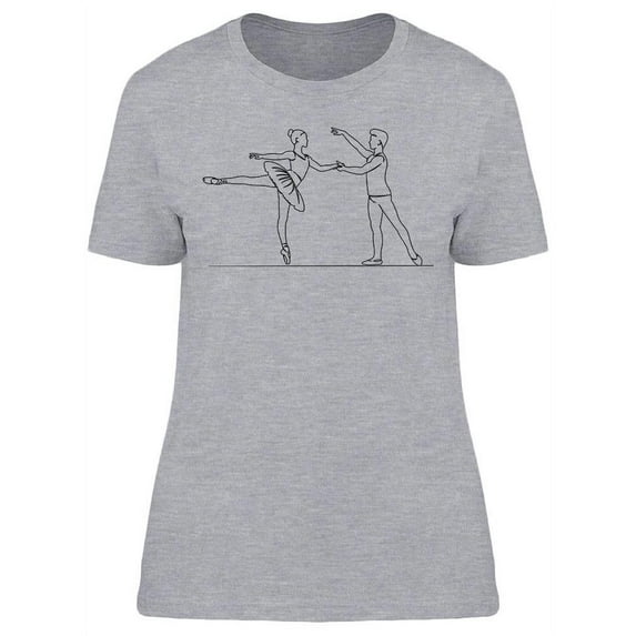 Ballet Couple T-Shirt Women -Image by Shutterstock, Female Small