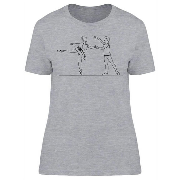 Ballet Couple T-Shirt Women -Image by Shutterstock, Female Small