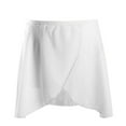 thumbnail image 1 of Ballet Dance Chiffon Wrap Skirt for Toddler Girls Women Ballerina Sheer Over Scarf for Dancing Pull-On Elastic Waistband Solid, 1 of 6