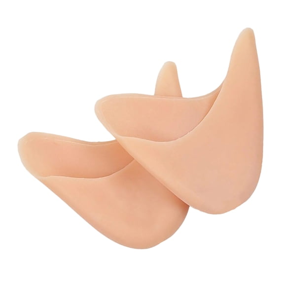 Ballet Dance Pointe Toe Pad with Hole Soft Silicone Toe Protectors Toe Pouches Pad Silicone Toe Protectors Caps Covers