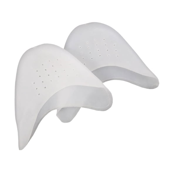 Ballet Dance Pointe Toe Pad with Hole Soft Silicone Toe Protectors Toe Pouches Pad Silicone Toe Protectors Caps Covers