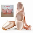thumbnail image 1 of Ballet Dance Shoes Child and Adult Ballet Pointe Shoes Professional with Ribbons Shoes Woman Zapatos Mujer Sneakers Women Girls, 1 of 6
