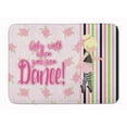 thumbnail image 1 of Ballet Dance Stripes Blonde Machine Washable Memory Foam Mat, 1 of 4