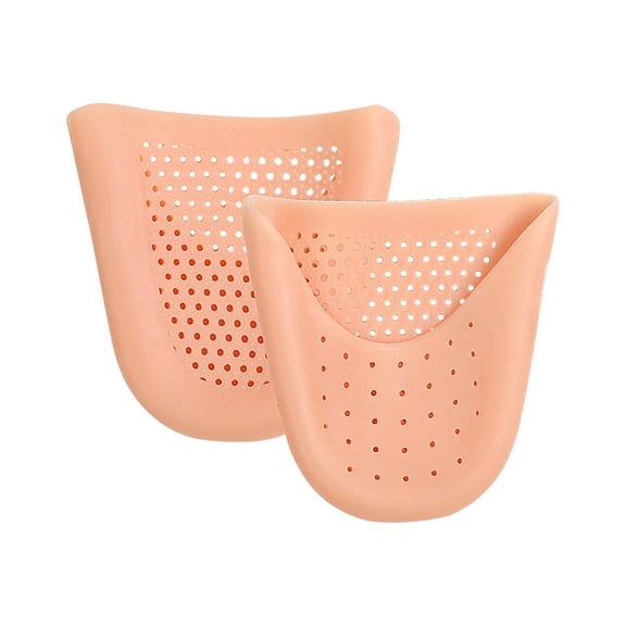 Ballet Dance Toe Pads Silicone Toe Covers Pointe Shoes High Heel Toe Caps Ballet Toe Protector with Breathable Hole