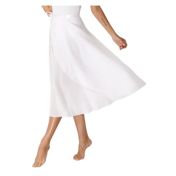 Ballet Dance Wrap Chiffon Skirt Long Split Skirt Dancewear Tutu Skate Skirt Ballerina