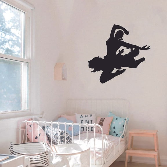 Ballet Dancer Ballerina Silhouette Motivation Quote Wall Sticker Art Decal for Girls Boys Room Bedroom Outdoor Sports Garage House Fun Home Decor Stickers Wall Art Vinyl Decoration Size (10x10 inch)