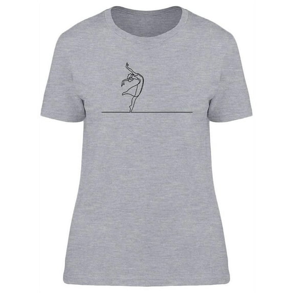 Ballet Dancer Ballerina T-Shirt Women -Image by Shutterstock, Female XX-Large