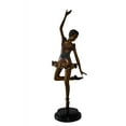 thumbnail image 1 of Ballet Dancer Ballerina on her Tippy Toes Bronze Statue, 1 of 11