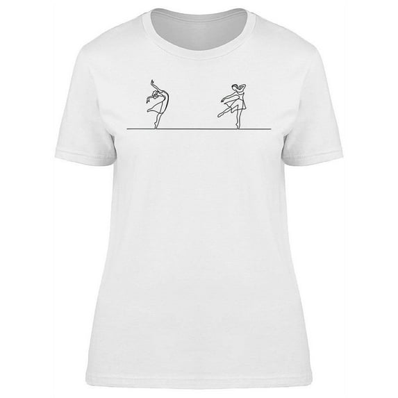 Ballet Dancer Ballerinas T-Shirt Women -Image by Shutterstock, Female 3X-Large
