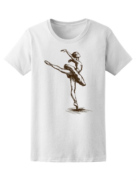 Ballet Dancer Girl Tee Women's -Image by Shutterstock