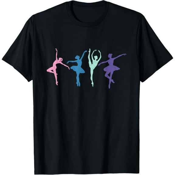 Ballet Dancer Girls Women Ballerina En Pointe Ballet T-Shirt