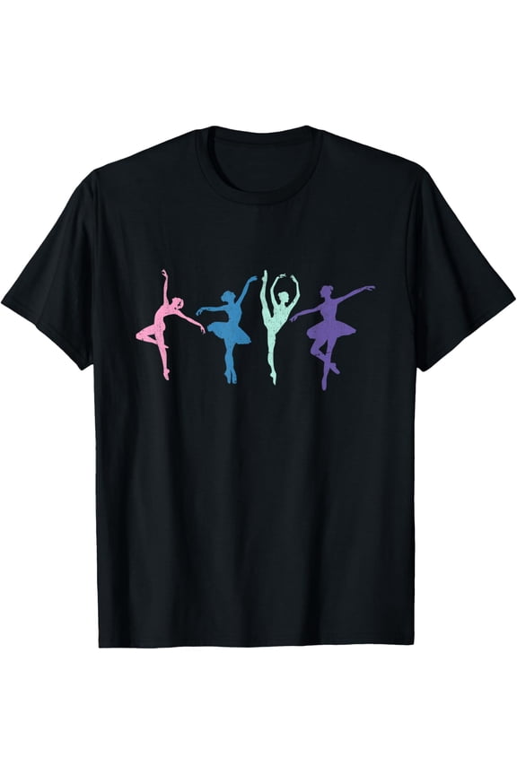 Ballet Dancer Girls Women Ballerina En Pointe Ballet T-Shirt
