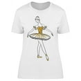 thumbnail image 1 of Ballet Dancer In A Yellow Dress T-Shirt Women -Image by Shutterstock, Female 3X-Large, 1 of 2
