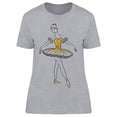 thumbnail image 1 of Ballet Dancer In A Yellow Dress T-Shirt Women -Image by Shutterstock, Female Medium, 1 of 2