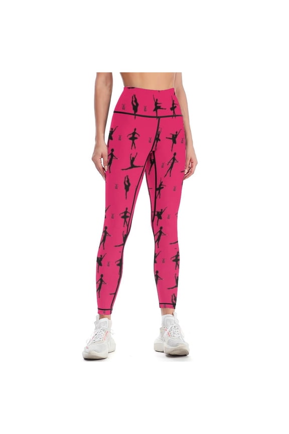 Ballet Dancer Leggings sporty woman gym push up fitness jogging pants workout clothes for Womens Leggings