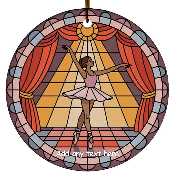 Ballet Dancer Ornament Personalized Ornament for Athletes, Families, Friends or Sports Enthusiasts, Christmas 2025 Decoration