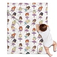 thumbnail image 1 of Ballet Dancer Princess Pattern Blanket,Comfortable Soft Flannel Throw Blanket,All Season,Warm Lightweight Blankets for Sofa Bed Couch Living Room Chair,30"x40", 1 of 4