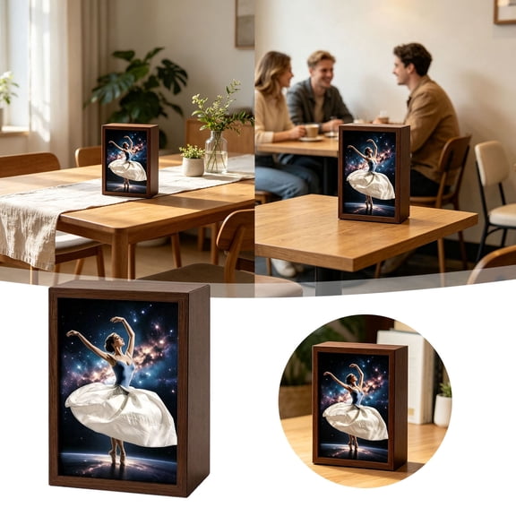 Ballet Dancer Tissue Box,Decorative Dancing Figure Facial Tissue Dispenser, Girl's Long Skirt Tissues Box,for Bedroom Desk Living Room, Decorative Tissues Container for Home