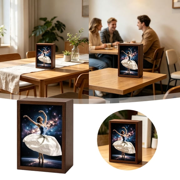 Ballet Dancer Tissue Box,Decorative Dancing Figure Facial Tissue Dispenser, Girl's Long Skirt Tissues Box,for Bedroom Desk Living Room, Decorative Tissues Container for Home