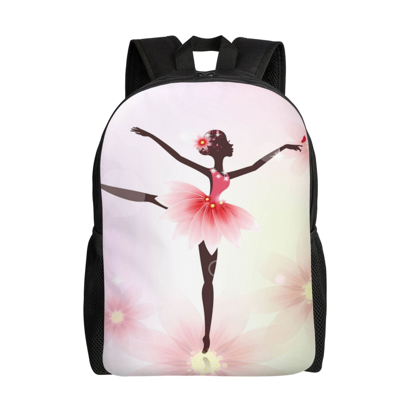 Ballet Dancer Travel Backpack for Men Women 15.6 Inch Classical Large