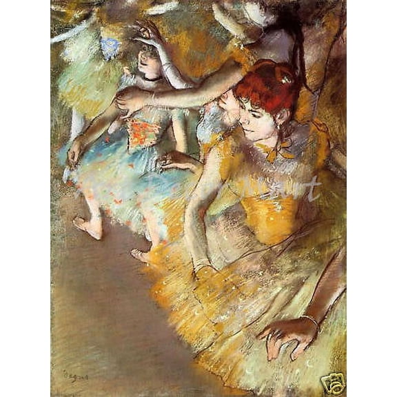 Ballet Dancers On The Stage - CANVAS OR FINE PRINT WALL ART