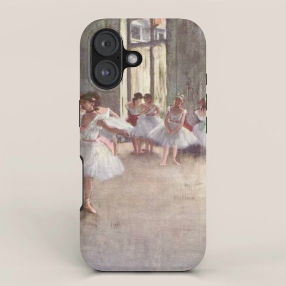 Ballet Dancers in Rehearsal Studio Tough Case for Apple iPhone, Polycarbonate and TPU