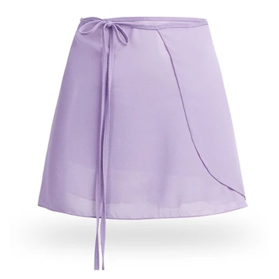 Ballet Dancing Gauze Skirt Womem Chiffon Hip Wrap Skirts Basic Training Costume One-piece Ballet Skirt for Girl