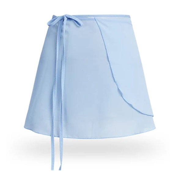 Ballet Dancing Gauze Skirt Womem Chiffon Hip Wrap Skirts Basic Training Costume One-piece Ballet Skirt for Girl
