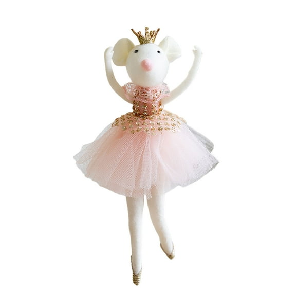 Ballet Dolls for Festival Christmas Tree Ornament 20cm Holiday Ornament Plush Ballet Dancer Festival Pendant