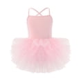 thumbnail image 1 of Ballet Dresses for Girls with Shorts Size 2-6 Toddlers Kids Cute Sleeveless Layered-Tulle Solid Color Slim-Fit Dance Mini Tutu-Dress, 1 of 3