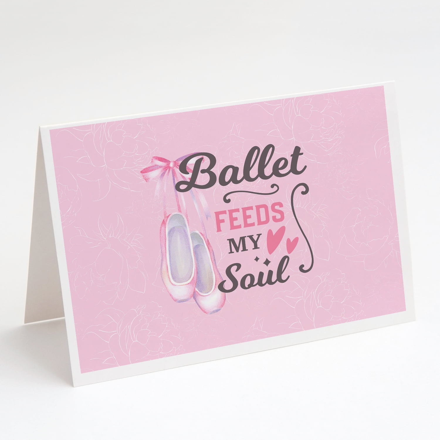 Ballet Feeds my Soul Greeting Cards and Envelopes Pack of 8