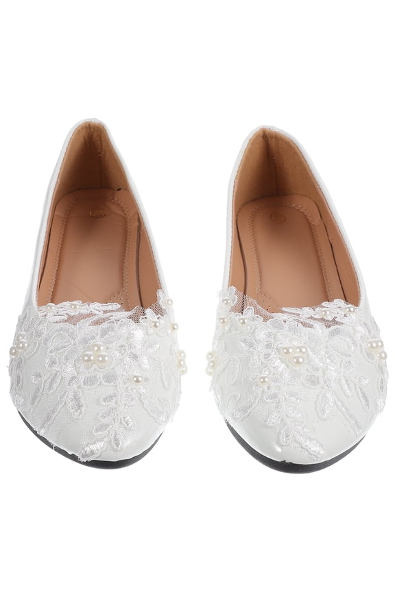 Ballet Flats Bridal Wedding Dress Shoes