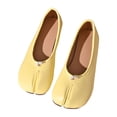 thumbnail image 1 of Ballet Flats Shoes for Women Dressy&nbsp;Dance Class Yellow Tabi Ballet Slippers, 1 of 8