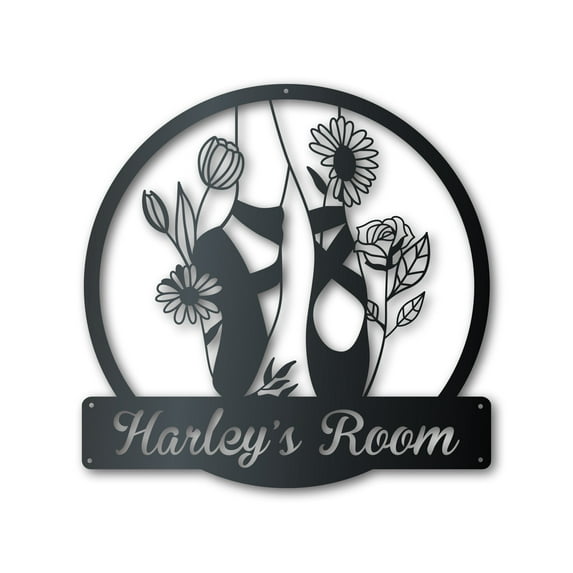 Ballet Flowers Custom Metal Wall Art | Indoor Outdoor 30