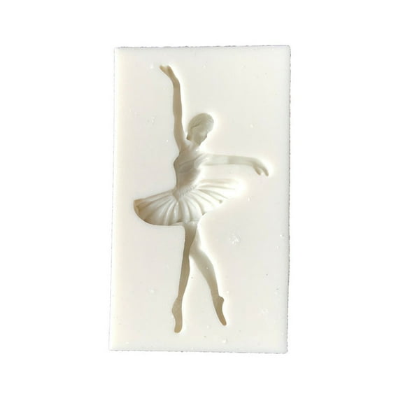 Ballet Girl Dancer Silicone Mold Fondant Chocolate Cake Stencil Decorating Clay Making Kitchen Baking Tool