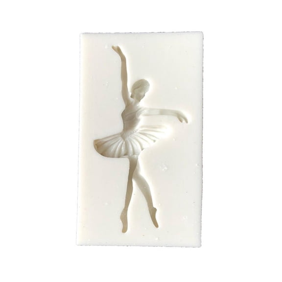 Ballet Girl Dancer Silicone Mold Fondant Chocolate Cake Stencil Decorating Tool