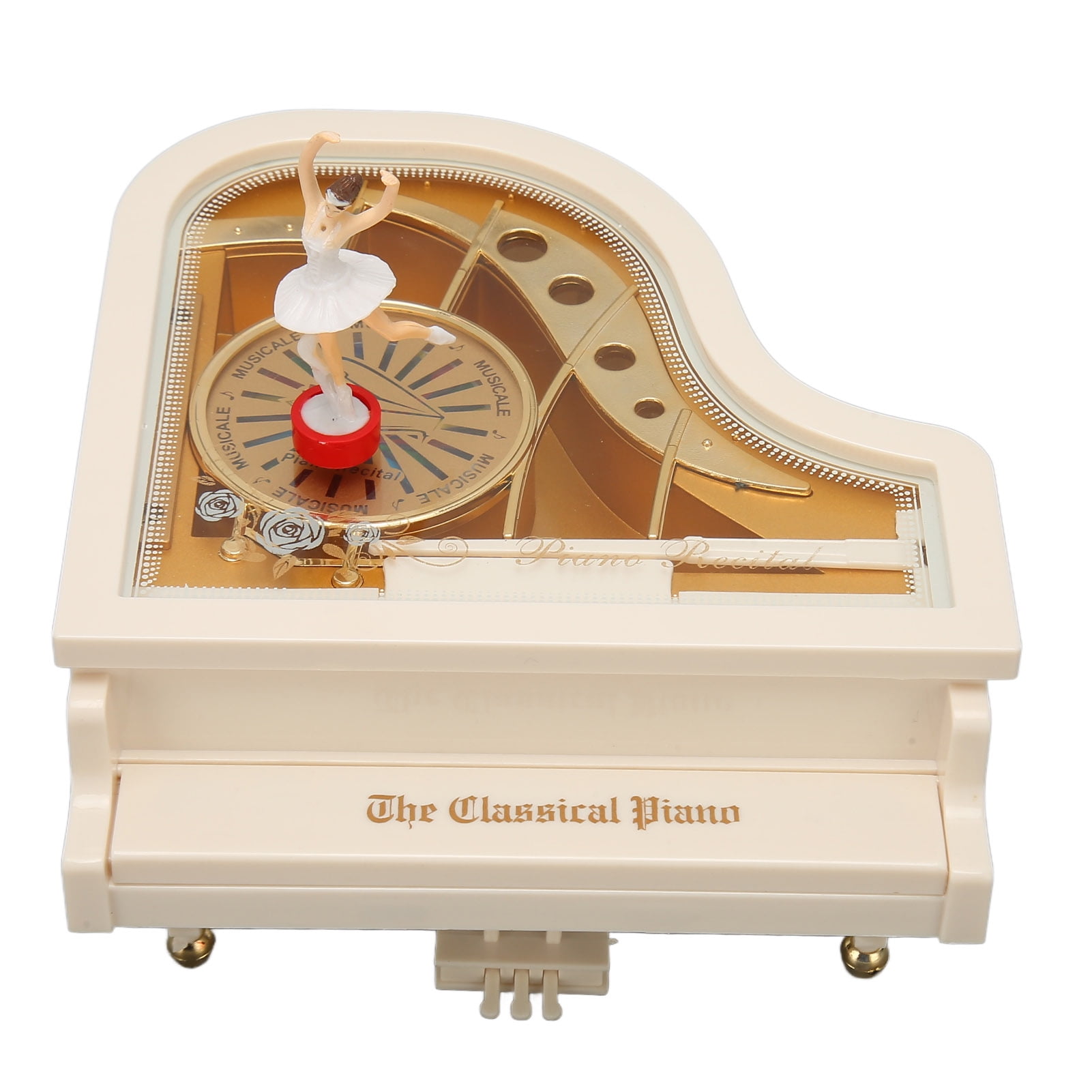 Ballet Girl Dancing Music Box, Piano Music Box Stable Mechanical For