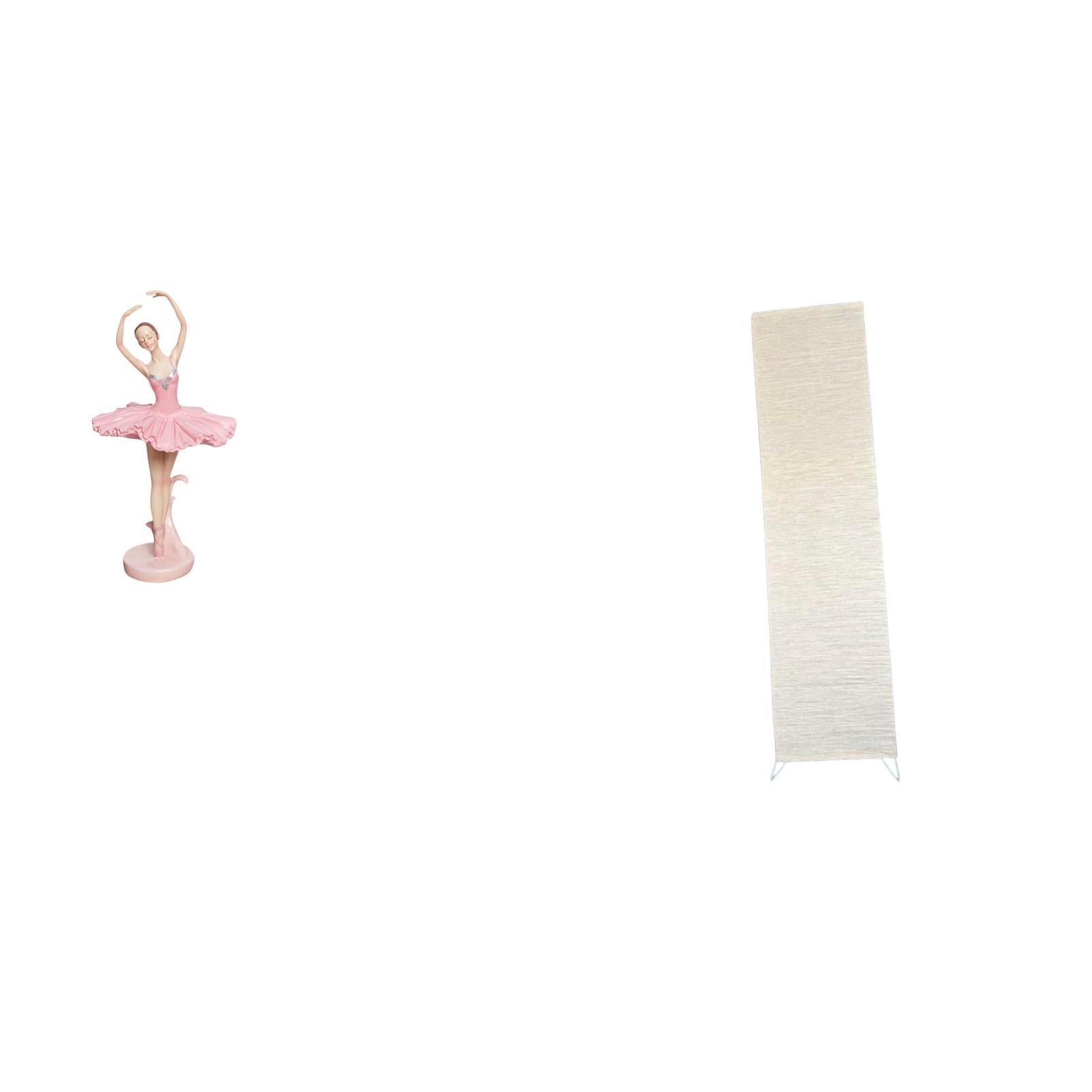 Ballet Girl Statue Floor Lamp Shade Resin Material for Living Room Bedroom Office Desktop Decoration