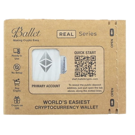 Ballet Global. BAL-94319-C Ballet REAL Series Ethereum Cold Storage Wallet Card