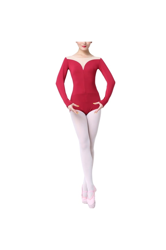 Ballet Gymnastics Leotard For Dance Bodysuit Ballerina Clothes Dancewear