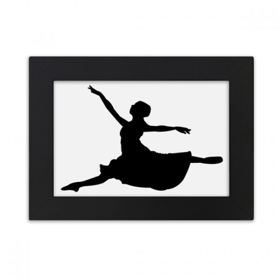 Ballet Jumping Performance Dancer Desktop Photo Frame Ornaments Picture Art Painting