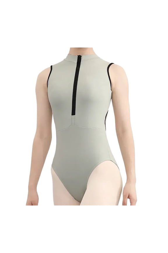 Ballet Leotard for Women Waist Hollow Out Dancewear Gymnastics Leotards Sleeveless Solid Color Bodysuit Adult Dance Clothes