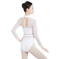 thumbnail image 1 of Ballet Leotards Long Sleeve Yoga Gymnastics Dance Bodysuit for Teen Girls , A Size up, 1 of 6