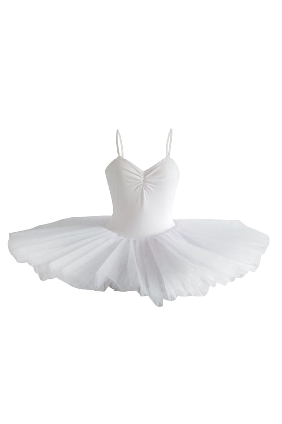 Ballet Leotards for Girls, Dance Outfit with Mesh Tutu Skirt, Ballerina Ballet Dress for Toddler Girls/Junior