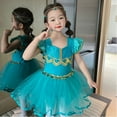 thumbnail image 1 of Ballet Leotards for Girls Skirted Dance Tutu Dress Party Costumes, 1 of 6