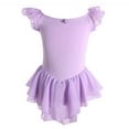 thumbnail image 1 of Ballet Leotards for Girls Toddler Dance Ballet Leotard with Skirt Ballerina Dresses Tutu Outfits Flutter Sleeve, 1 of 6